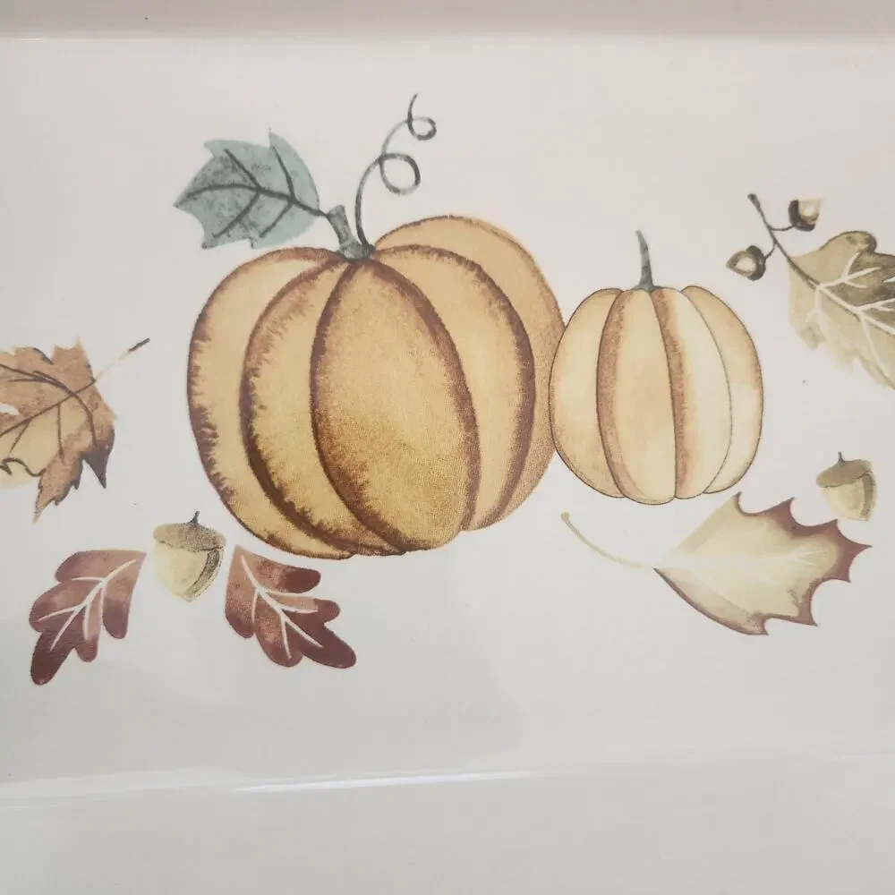 Vintage Nantucket Pumpkins Ceramic Pottery Bake Dish‎ Server Harvest Autumn Fall